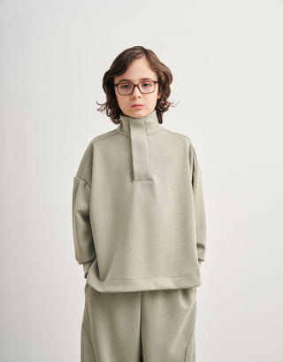 MİNİLUCA ÇOCUK MODAL TAKIM ŞALVAR PANTOLON VE SWEATSHİRT MİLDEN GREEN