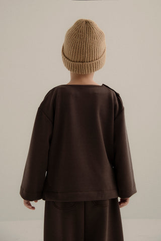 ÇOCUK MODAL TİŞÖRT UNISEX KAHVE