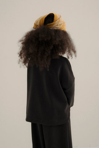 ÇOCUK MODAL SWEATSHIRT UNISEX SİYAH