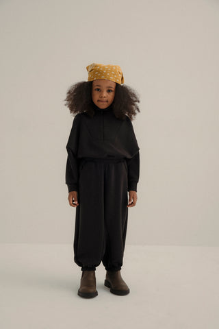 ÇOCUK MODAL ŞALVAR PANTOLON UNISEX SİYAH