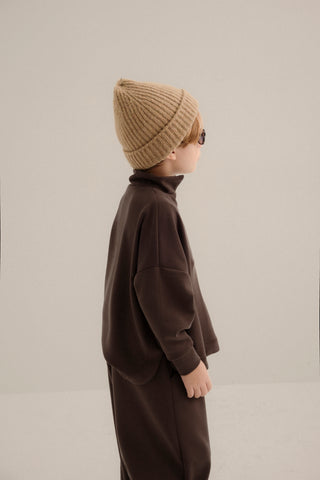 ÇOCUK MODAL SWEATSHIRT KAHVE
