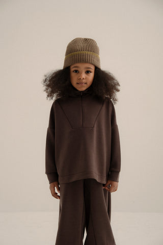 ÇOCUK MODAL SWEATSHIRT KAHVE