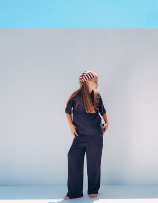 KETEN TİŞÖRT ve KETEN BOL PANTOLON TAKIM UNISEX LACI