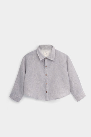 Çizgili Müslin Gömlek Unisex