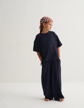 KETEN TİŞÖRT ve KETEN BOL PANTOLON TAKIM UNISEX LACI