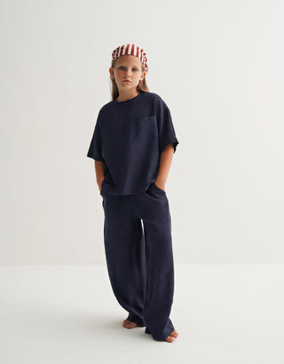 KETEN TİŞÖRT ve KETEN BOL PANTOLON TAKIM UNISEX LACI