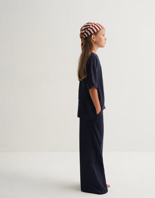 KETEN TİŞÖRT ve KETEN BOL PANTOLON TAKIM UNISEX LACI