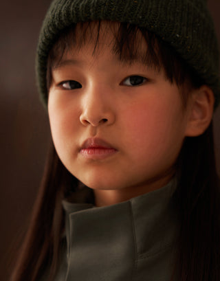 MİNİLUCA ÇOCUK MODAL TAKIM ŞALVAR PANTOLON VE SWEATSHİRT Olive Leaf