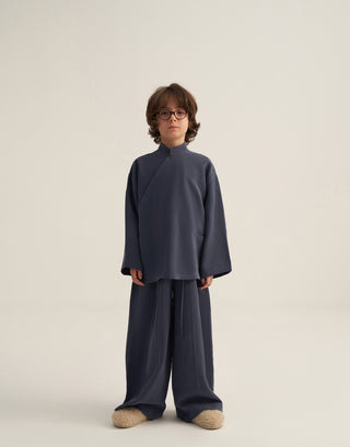 MODAL KİMONO TAKIM İNDİGO UNİSEX