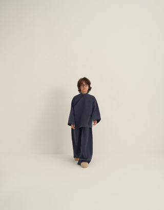 MODAL KİMONO TAKIM İNDİGO UNİSEX