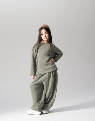 MİNİLUCA ÇOCUK MODAL TAKIM TİŞÖRT VE HAVUÇ PANTOLON