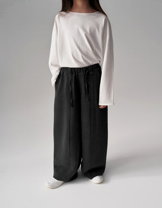 MODAL DOKUMA PANTOLON SİYAH