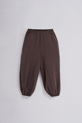 ÇOCUK MODAL ŞALVAR PANTOLON UNISEX KAHVE