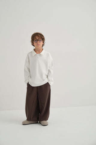ÇOCUK MODAL ŞALVAR PANTOLON UNISEX KAHVE