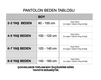 ÇOCUK BOL PANTOLON